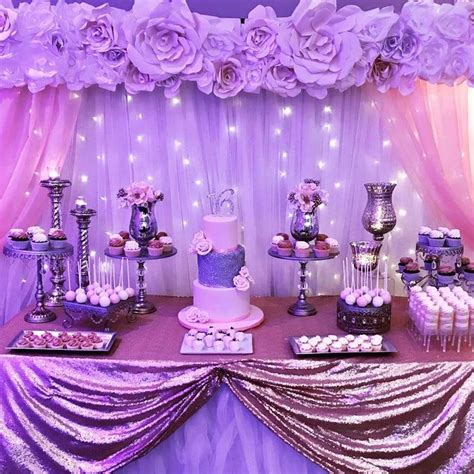 Silver And Blush Sweet Birthday Party Ideas Photo Of Sweet Party Themes Sweet