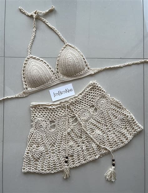 Crochet Set In Nude IttyBittyKinis