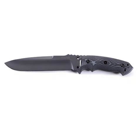 Hogue Ex F01 7 Drop Point Tactical Fixed Blade Knife Black