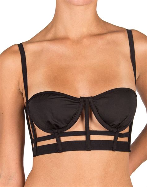 zip up wired cage bralette 2020ave
