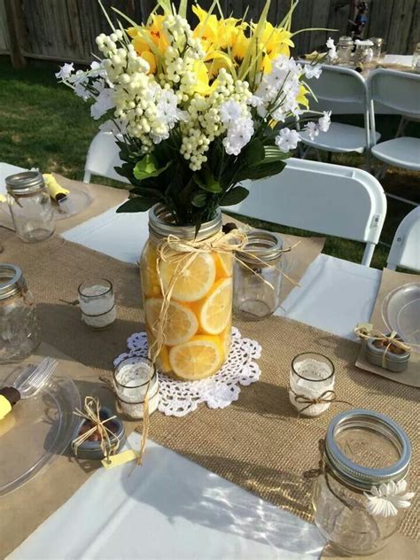 Country Chic Centerpieces Table Decorations Country Chic Bridal Shower