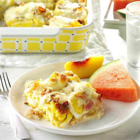 Bacon N Egg Lasagna Recipe Taste Of Home