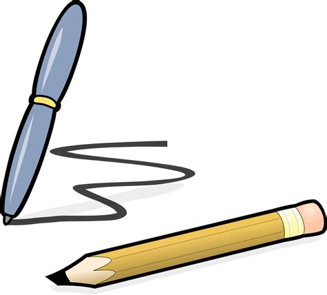 Free Vector Graphic Pen Writing Scribble Pencil Free Image On