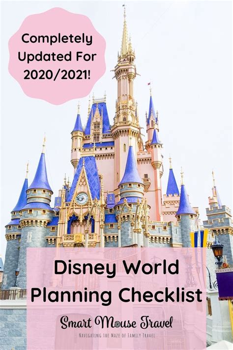 Disney World Planning Timeline And Checklist Updated For 2023 And 2024