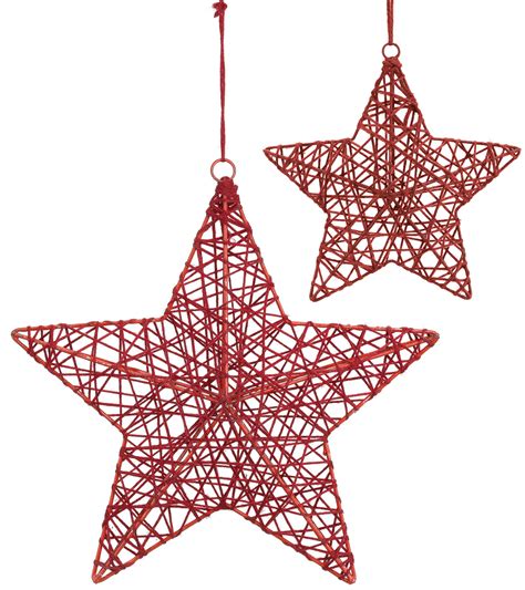 Yarn Wrapped Stars Decorations Dzd