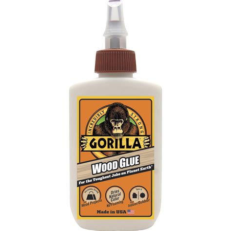 Buy Gorilla Wood Glue 4 Ounce Bottle Natural Wood Color Pack Of 1