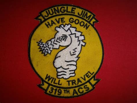 Us Air Force 319th Air Commando Squadron Jungle Jim Vietnam War Patch