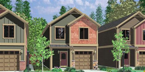 Your lot may be wider than that, but remember that local codes and ordinances limit the width of your new home, requiring a setback (from the property line) of a certain number of. Duplex Home Plans & Designs for Narrow Lots | Bruinier ...