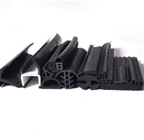 China Customized Custom Oem Rubber Extrusion Profile Extruded Molding