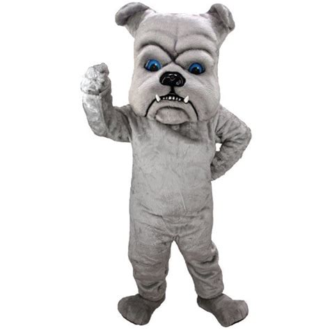 Grey Bulldog Lightweight Mascot Costume Starcostumes