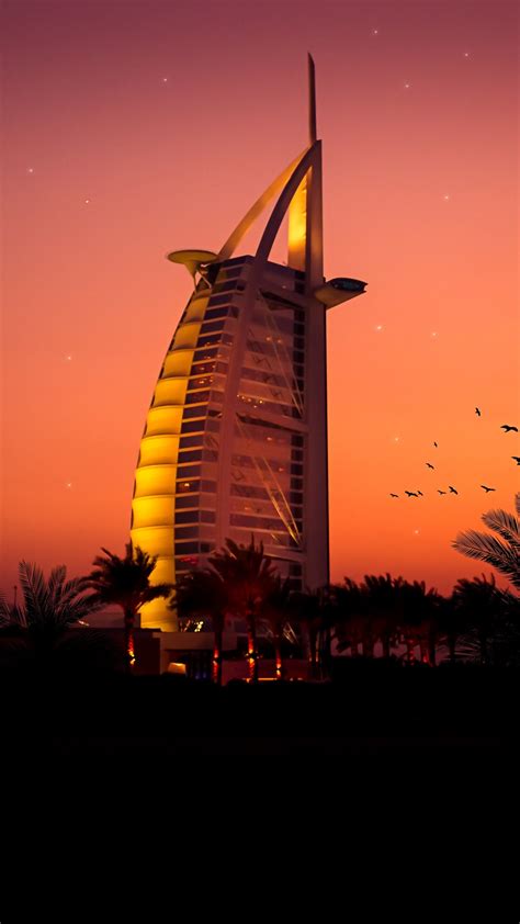 1080x1920 1080x1920 Burj Al Arab Dubai World Hotel Hd 5k For