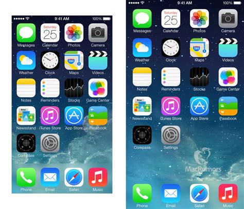 Iphone 6 Mockups Show Extra Row Of App Icons On Home