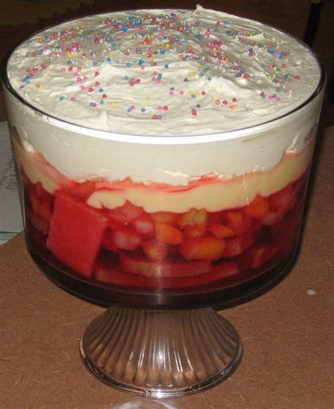 Easy Desserts Summer Fruit Trifle Recipe Delishably