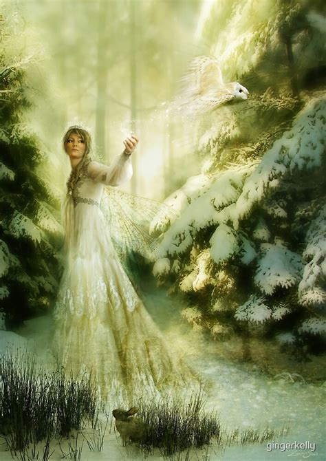 Winterspell The Fairy Queen Of Winter By Gingerkelly Redbubble