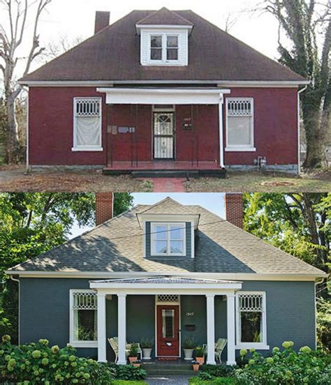 20 Home Exterior Makeover Before And After Ideas