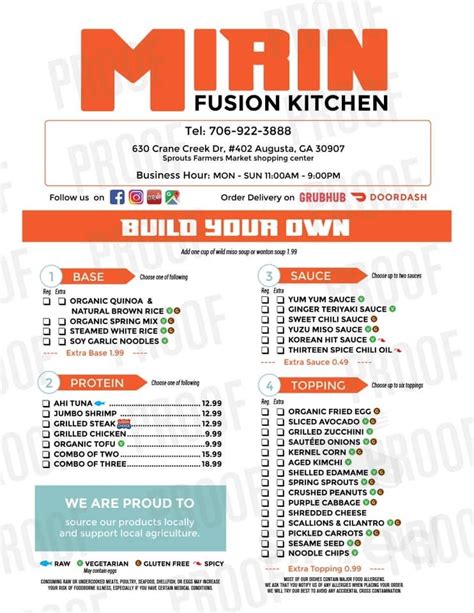 Mirin Fusion Kitchen In Augusta Georgia United States