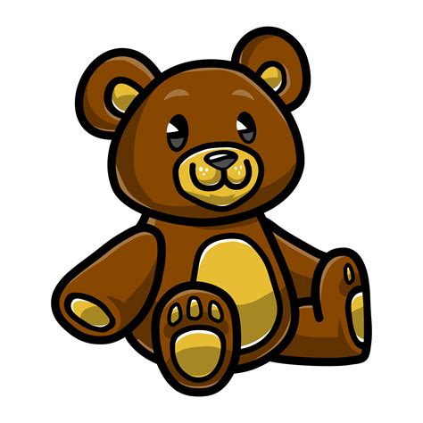 teddy bear clip art svg