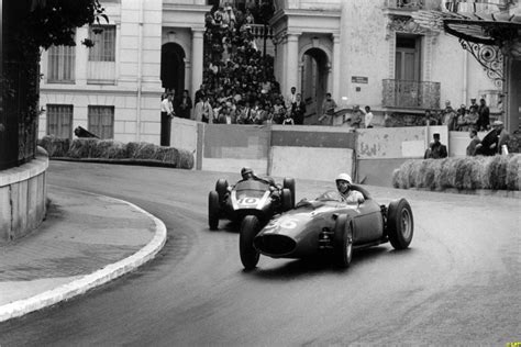 Phil Hill In His Ferrari 246 1960 Monaco Grand Prix Behind Him Is