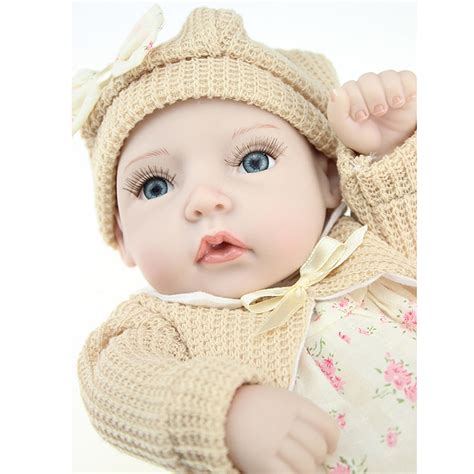 Full Body Soft Vinyl Newborn Lifelike Baby Doll Realistic Reborn Baby