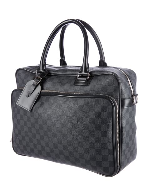 Louis Vuitton Icare Laptop Bag Black Briefcases Bags Lou49348