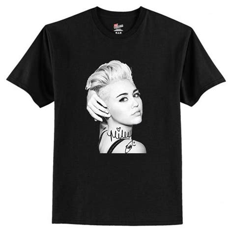 Miley Cyrus Signature T Shirt Ai T Shirt World T Shirts For Women T