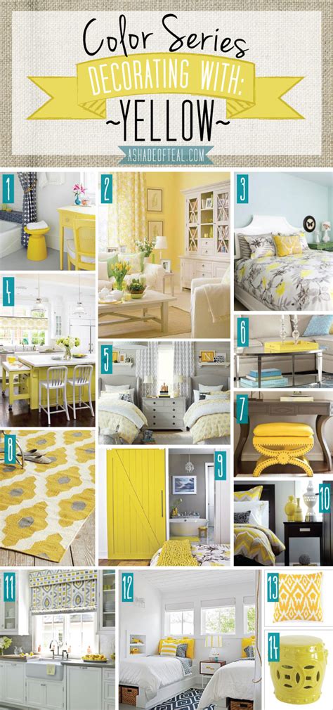 Color Series Decorating With Yellow