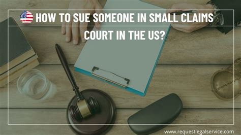 How To Sue Someone In Small Claims Court In The US Request Legal Service