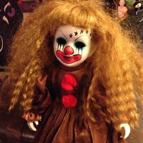 Ooak Creepy Scary Mascara Tears Doll Clown Scary Dolls Creepy Dolls