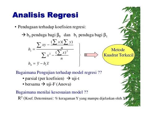 Analisis Korelasi Dan Regresi