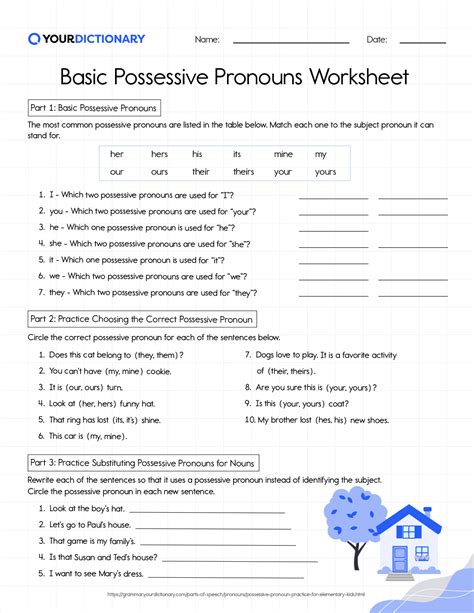Pronoun Worksheets Grammar Practice And Worksheets