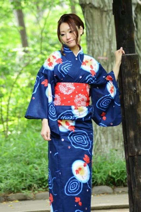 A Beautiful Blue Yukata Yukata Are Usually Used In Summer Japanese