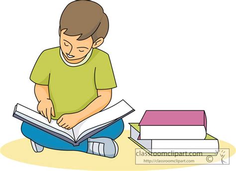 Child Reading Reading Clipart Image Kids Boys And Girls Books At Clip