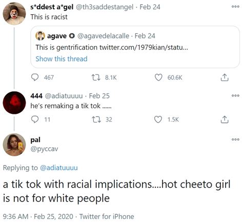 A Tik Tok With Racial Implicationshot Cheeto Girl Is Not For White