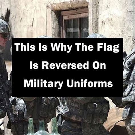 Why Are Flags Backwards On Uniforms