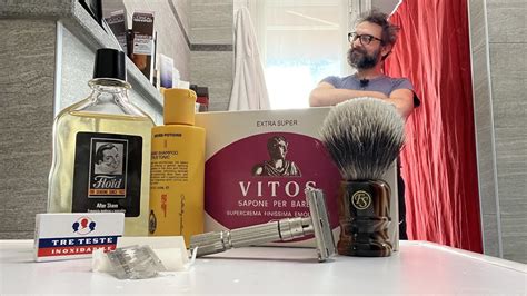 Gillette FatBoy Tre Teste Inox Vitos Rossa Frank Shaving 50 50