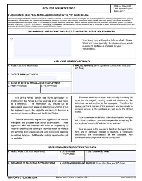 Dd Form 369 Fillable Dd 369 2019 Fill Online Printable Fillable