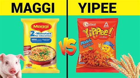Maggi Noodles Vs Yippee Noodles Full Comparison Which Is Best Maggi Vs Yippee Youtube