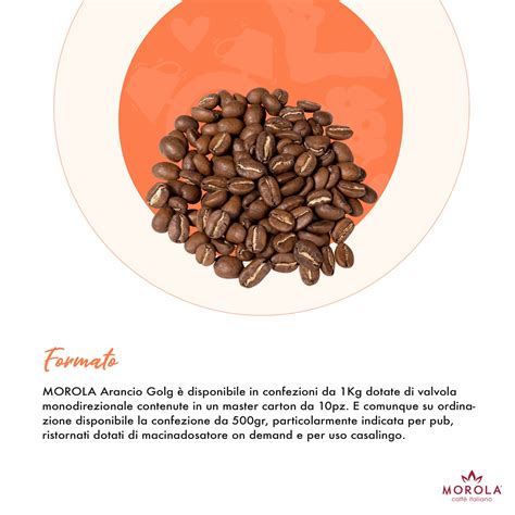 Morola Orange Gold Coffee Beans Morola Caffè Italiano