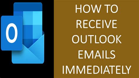 How To Receive Outlook Emails Immediately Using Manual Techniques