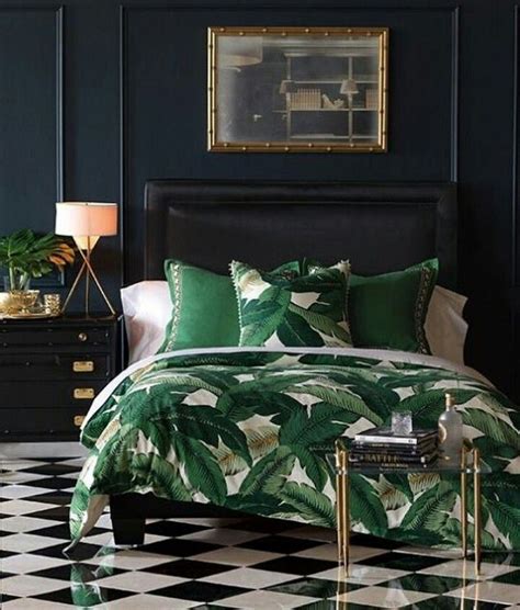 Tropical Bedroom 💚 Bedroom Design Luxury Bedding Tropical Bedrooms