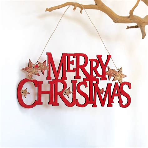 Merry Christmas Sign By Chapel Cards