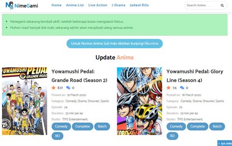 Daftar Website Nonton Anime One Piece Gratis