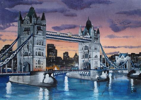 Tower Bridge London Painting By Carol Williams Pixels