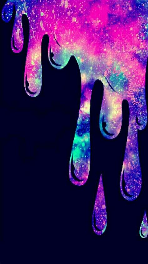 A weak and ineffectual person. Colorful drips galaxy iPhone & Android wallpaper I created ...