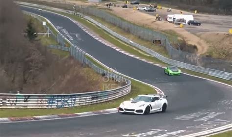 2019 Porsche 911 Gt3 Rs Chases 2019 Chevrolet Corvette Zr1 In