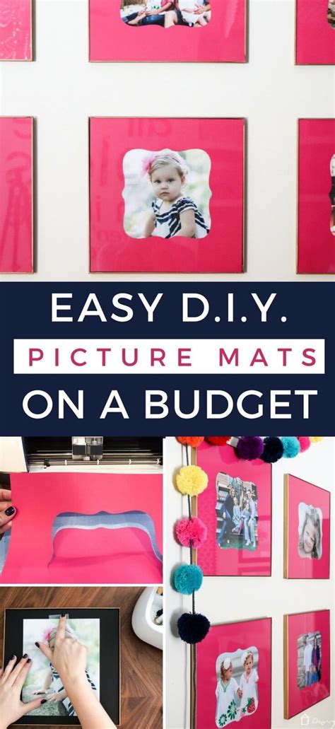 How to make your own photo mats. DIY Picture Mats on a Tiny Budget | Kaleidoscope Living