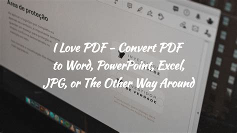 I Love Pdf Convert Pdf To Word Powerpoint Excel  Or The Other