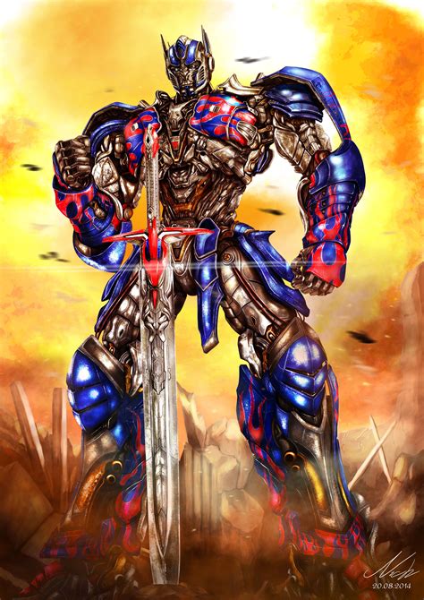 Human Optimus Prime Transformers Fan Art
