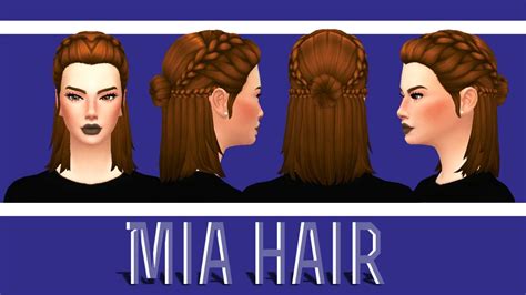 Enrique Mia Hair Sims Sims 4 Hair