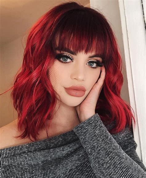46 Amazing Makeup Looks To Try Hair Styles Vivid Hair Color Red